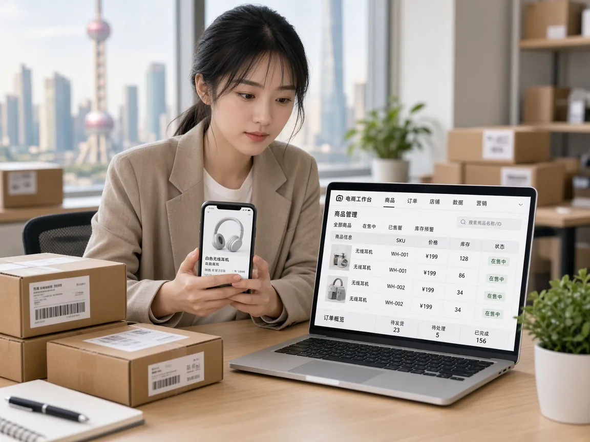 电商运营实训场景示意图