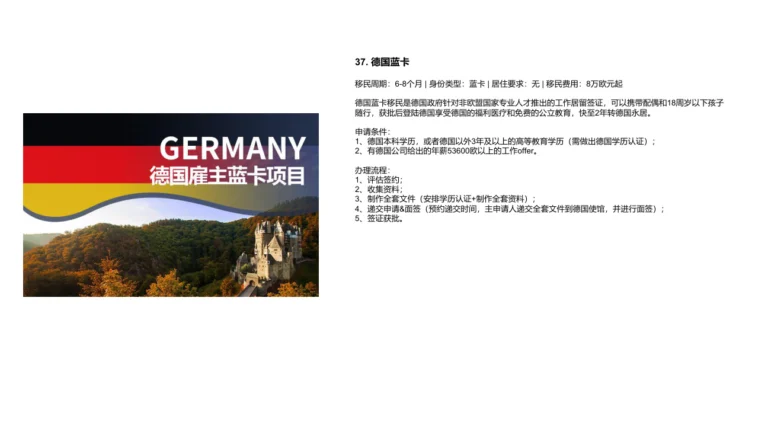 德国蓝卡 - CARLYON海外身份与跨境资产规划