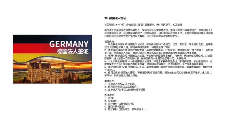 德国法人签证 - CARLYON海外身份与跨境资产规划