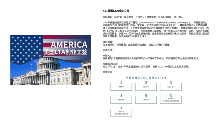 美国L1A创业工签 - CARLYON海外身份与跨境资产规划