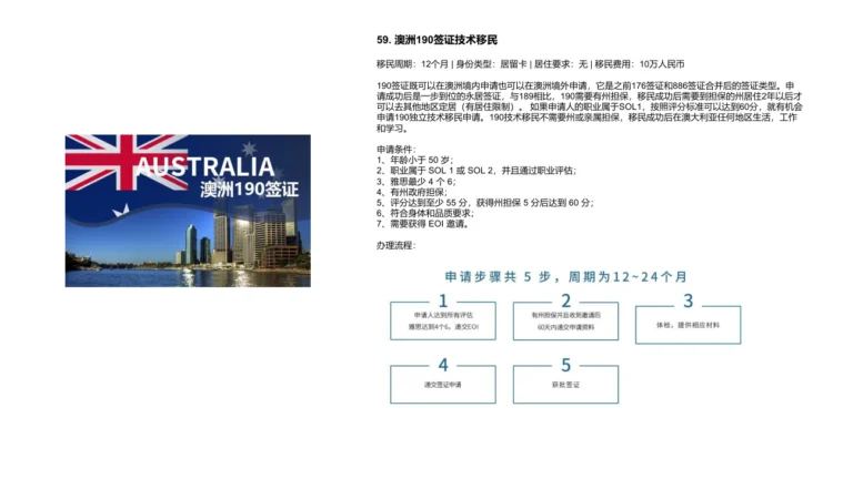 澳洲190签证技术移民 - CARLYON海外身份与跨境资产规划